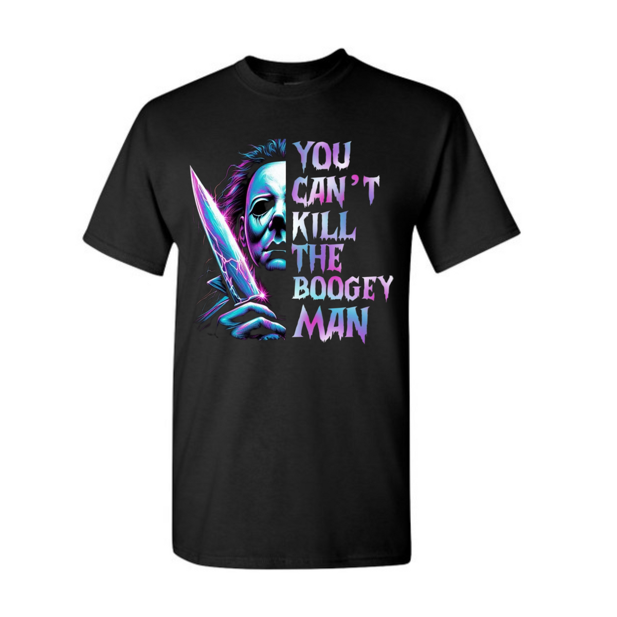Horror Characters Halloween T-Shirt - Scary Movie Icons & Villains Tee
