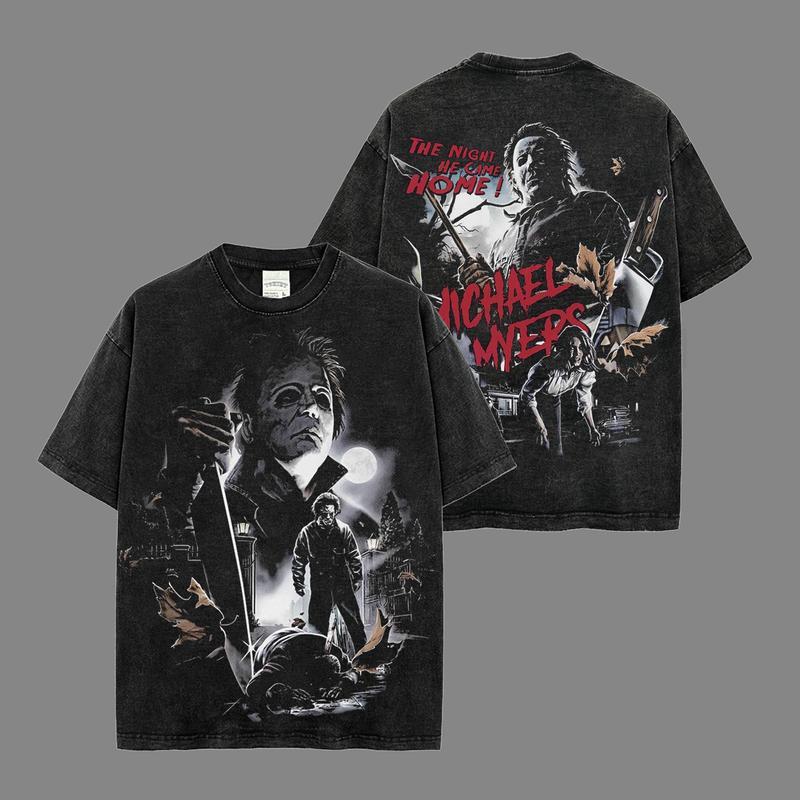 Michael Myers Washed Oversized Tee